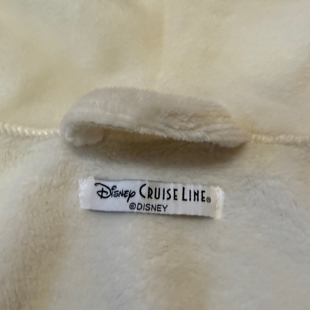 Disney Cruise Line Deluxe Plush Embroidered Spa Robe ONE SIZE - Picture 13 of 14